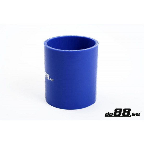 Silikonslang blå Koppling 3,5'' (89mm) 